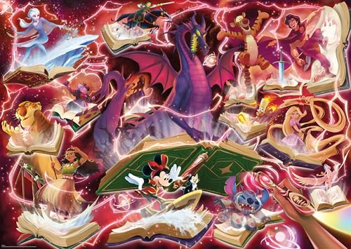 Ravensburger Puzzle Disney Lorcana - Glimmers of the Realm: Ruby | 1000 Teile Disney Lorcana Puzzle, Erwachsenenpuzzle, Geschenk für Frauen und Männer