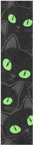 Griptape mit niedlichem Cartoon-Motiv, schwarze Katze, Happy Halloween, Skateboard, wasserdicht, Profi, Roller, Griptape, Longboard, Griptape, rutschfest, Cruiser-Board-Griptape, 84 x 23 cm