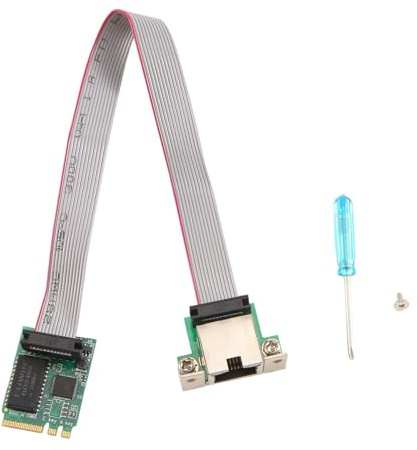 Nihcora Tarjeta LAN Ethernet M.2 A+e Key 2.5G RTL8125B Tarjeta de Red de Control Industrial Tarjeta de Red Ethernet M.2 Gigabit