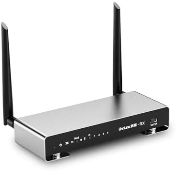 Ricevitore trasmettitore video wireless 200M 5G KVM Extender Adattatore display specchio for riunioni da 1 a 4 splitter,Flessibile(Only 1RX)
