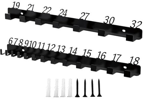 Schraubenschlüssel-Aufhänger | Schraubenschlüssel-Wandhalter – robuster Wandhalter, für Garage, Schuppen, Arbeit, Van, Garten, Geschäft, Mechaniker, Hof, Werkstatt