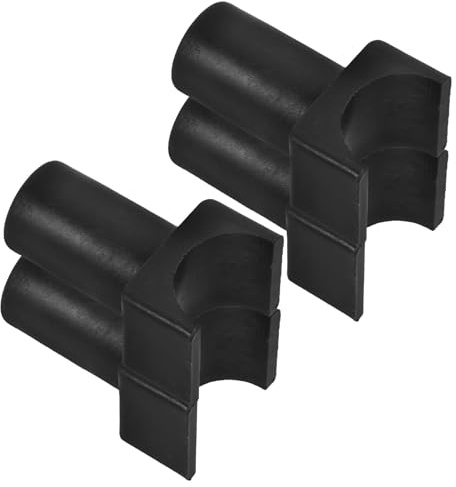 CALLARON 4pcs Wheelchair Slider Plastic Support Blocks U-Shaped Rail Guide for Transport Chairs Seat Rail Adapter Wheelchair Accessories for Seniors Adults
