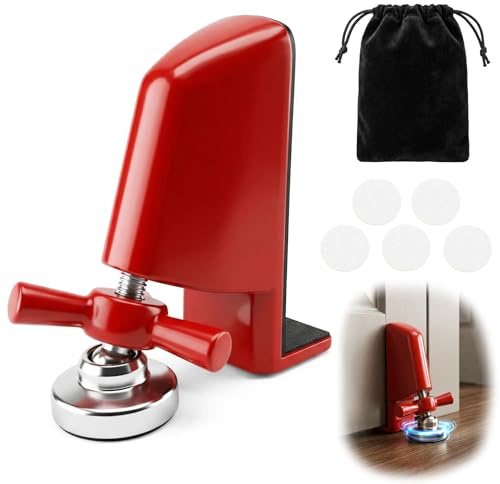 Portable Security Door Lock Stopper, Hotel Door Locks for Floor, Doors Stopper for Travelers Security, Anti Theft Door Blocker Portable Doors Stoppers Locks for Bottom of Door for Home Apartment