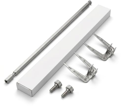 28cm Universal Rotisserie Forks for Air Fryer Oven, Heavy Duty Stainless Steel Spit Kit with Square Shaft, Rust Resistant Meat Skewers Set for Even Roasting Chicken, Fish and BBQ