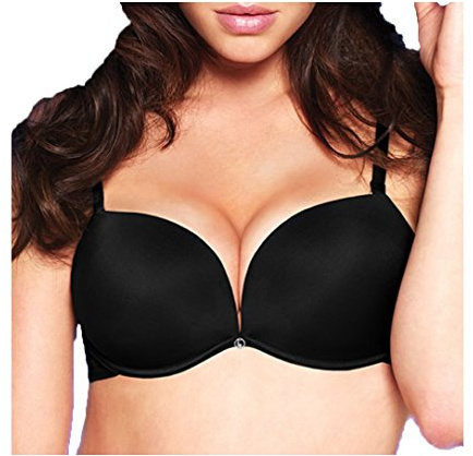REGGISENO BALCONCINO DOUBLE LISCIO LORMAR COPPE SUPER PUSH UP 2 TAGLIE IN PIù (3, NERO)