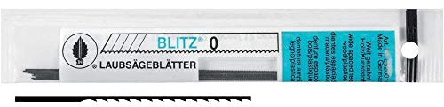Josef Haunstetter E520010 Laubsägeblatt Blitz Größe 0 weitgezahnt