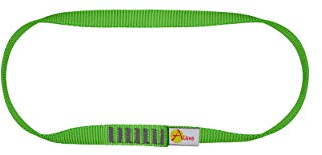 ALIENS Bandschlinge Open Sling (Bruchlast 22 kN/2200kg, 16 mm Breite) Verschiedene Längen in unterschiedlichen Farben, Farbe:30 cm grün
