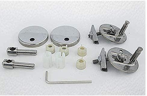 Ideal Standard EV286AA - Set di cerniere per sedile e coprisedile, chiusura normale