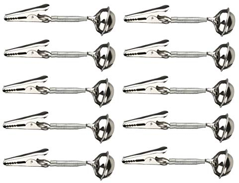 Mikado Angel Lot de 10 Cloches de pêche avec Pince, 16mm