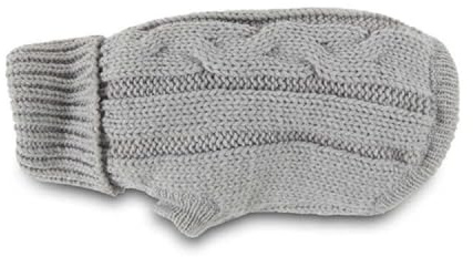 Wolters Zopf-Strickpullover, Größe:20 cm, Farbe:Silber