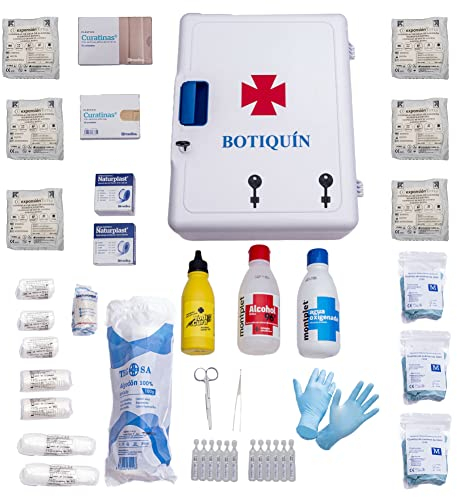 Ferretelix®, Armario botiquin primeros auxilios con dotación (40 cm x 31 cm x 16 cm)) G