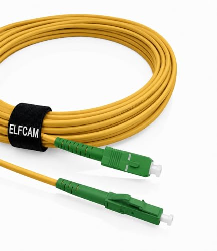 Elfcam® - Câble à Fibre Optique SC à LC Monomode Simplex, 9/125μm Jarretière Optique LSZH (5M)