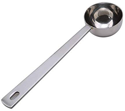 Metal Coffee Scoop Thicken Stainless Steel Smooth Tablespoon Measuring Spoon Coffee Scoop Tablespoon Long-Handled Spoon (15ml)