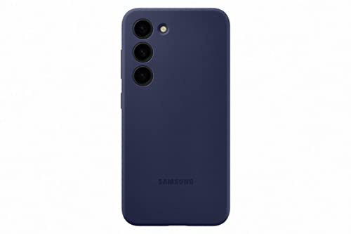 Samsung Silicone Smartphone Case EF-PS911 für Galaxy S23, Handy-Hülle, Silikon, Kratzfest, Schlankes Design, Navy