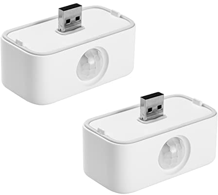 THIRDREALITY USB Motion Sensor 2 Pack for Echo Flex, Setup, Create Routines, Adjustable Sensitivity, No Battery Required…