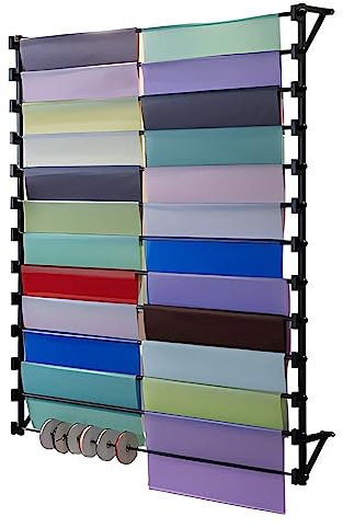 THEGA An Der Wand Montierte Schal-Aufhänger – Seidenschal-Präsentationsständer, Multifunktionaler Deckenständer Aus Metall, Wandschal-Präsentationsständer Für Bekleidungsgeschäfte