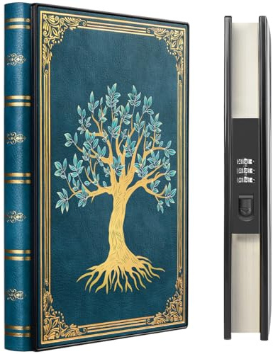 ZXHQ Luxuriöses Tagebuch mit Schloss, 180° Flaches Design, A5 Notizbuch für Erwachsene Männer Frauen Mädchen, 220 Seiten 120gsm Papier, Größe A5(15.9 × 21.5cm) Marineblau