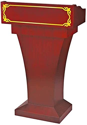 MObyat Holz-Podium,Hochwertiger Konferenz- und Sprechpult aus massivem Holz, Willkommenspult, Gästepult, Lehrerpodest, ideal für Predigten und Präsentationen