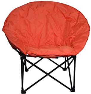 REEKOS Outdoorstuhl Campingstuhl Klappstuhl Tragbarer Angel-Camping-Stuhl, Klappbar, Verlängerter Wandersitz, Outdoor-Freizeitstuhl, Strandstuhl Angelstuhl Faltstuhl Camping-Stühle (Color : Orange)
