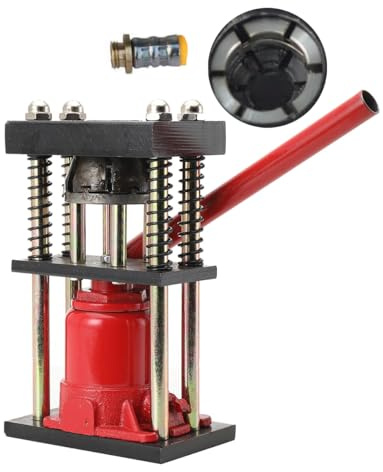 QWEXOB Manueller hydraulischer Wagenheber-Schlauch-Crimper, Hochdrucksprüher, Schlauchpressen, hydraulisches Klemmwerkzeug mit 6 Zähnen (13–20 mm)