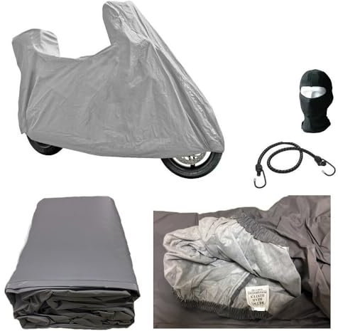 Kompatibel mit 1690 FLSTF Fat Boy Anti-Hagel-Fleece-Motorradabdeckung, wasserdicht, 250 g. Für Motorrad-Windschutzscheibe, Motorroller-Windschutzscheibe, Topcase, Kunstharz, Hitze, Staub, 294 x 105 x