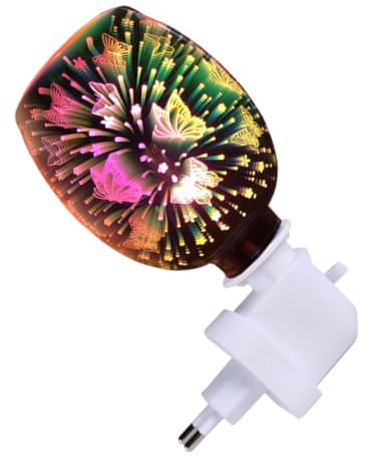 Levemolo 1pezzi Lampada Aromatica Senza Con Effetto Farfalla Diffusor Essenze Per Ambienti Lampada Decorativa Per Camera Da Letto e Salotto Realizzata Alta Qualità