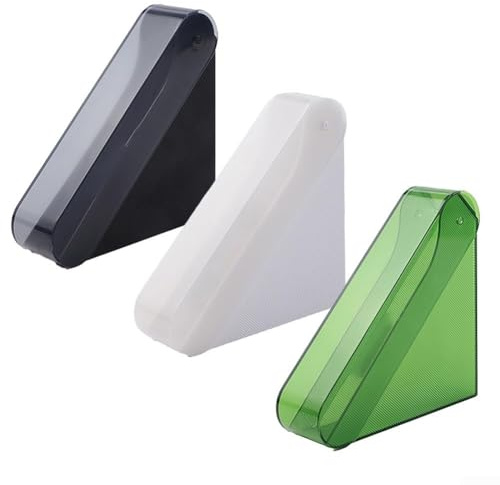 Kaffeefilter-Papier-Organizer, Kaffeefilter-Papierhalter mit platzsparendem Design, Acryl, staubdichter Kaffeefilterhalter für Outdoor, Café, Bar, Zuhause, Küche, Büro (schwarz)