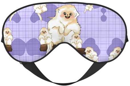 Joli masque pour les yeux Golden Monkey, imprimé sur toute la surface, 96 % polyester, 4 % élasthanne