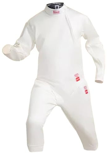 ZPRYZHD 450N Fechtsport-Uniform Anzug (Hosen/Jacke/Weste-Set), Fechtausrüstung Für Florett Degen/Säbel, Rechte Hand(40)