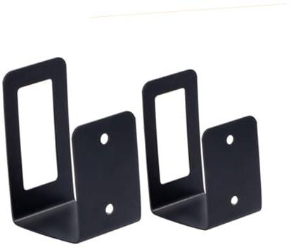 OFFSCH Support De Couvercle Cuisine Et Rack De Stockage En Acier Inoxydable Couleur Argentée Et Noire, Fixation à Vis, Léger Et Anti-déformation, 4 Pièces, Organisation Murale Cuisine Compacte