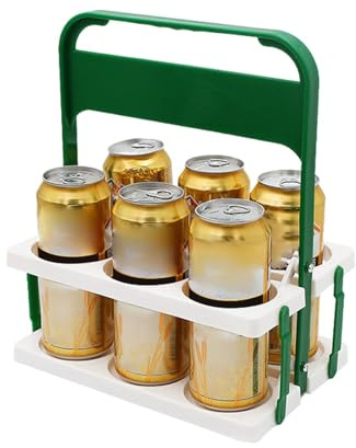 Dioeazh Flaschenträger Für 6 Flaschen, Bierflaschenhalter Getränkekorb Kunststoff, Weinflaschenträger Getränkekorb Bierträger Getränketräger Für Outdoor, Grillen, Reisen, Camping, Zuhause