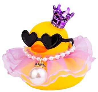 Thoquene Gummi Quietscheente, Rubber Duck, Badeente Lustig(Gelb)