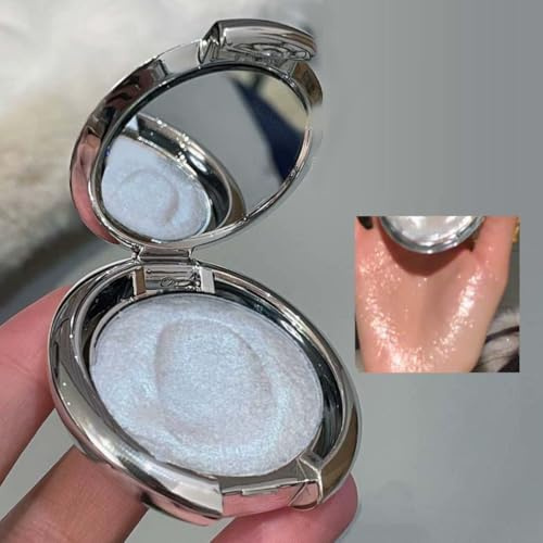 KARLOR Highlighter Makeup Palette, Face Highlighter Powder Glitter Shimmer Diamond Highlight Contour Makeup Radiant Pearlescent Pigmented Glow Face Brightening (01#Diamond, 4.5g)