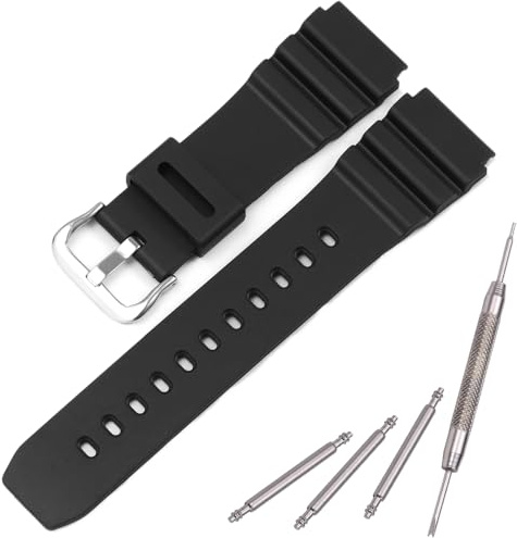 Silikon Armband Kompatibel mit Casio MDV106 Serie AMW320R AMW320D Outdoor-Sportuhrband 22mm Unisex-Armband