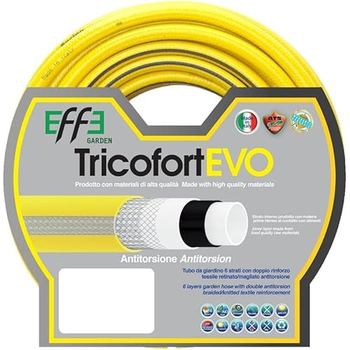 EFFE Tubo da Giardino antitorsione professionale (1/2x25 m)