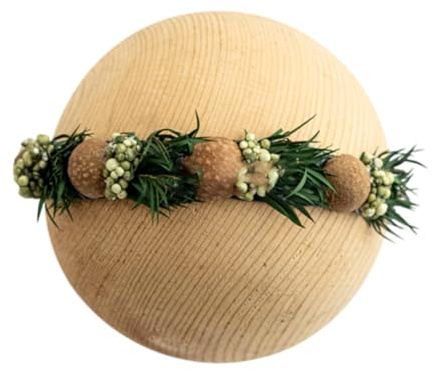 TWTCZOZ Accessorio Floreale per Capelli Da Neonata (0-6 Mesi), Cerchietto a Forma di Coroncina per Feste di Nascita, Style D