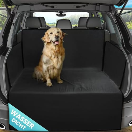 Kofferraumschutz Hund für VW Passat Variant B7 (3C) | Bj. 2010-2014, Wasserdicht Kratzfest Pflegeleicht Schutzmatte Robust Mit Seiten Und Ladekantenschutz