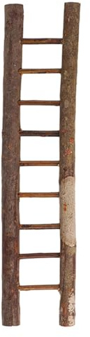 wueiooskj Miniatur Weihnachtsleiter aus Holz – Zartes Sammlerstück für die Festtagsdekoration – Umweltfreundlich – Kleines Möbelstück – Schreibtischdekoration – Vielseitig verwendbar, XL
