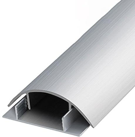 Kabelkanal-Set, Eck-Kabelkanal, Aluminium-Kabelkanal, halbrunder Lautsprecher-Kabelkanal, Kabelmanagement for das Homeoffice(4#)