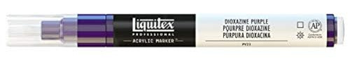 Liquitex 4620186 - Pennarello Acrilico, Viola (Diossazina Viola), 2 - 4 mm