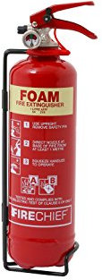 Firechief FMF1 Foam Extinguisher, 1 L, Red