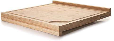 LACOR 60492 Dual Brot Schneidebrett Bambu, Bambus, braun, 39 x 38 x 4 cm | Langlebiges Profi-Utensil; entwickelt für optimale Leistung und schnelle, unkomplizierte Reinigung in der Spülmaschine