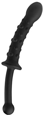 Roluck Silikon Analdildo mit Griff Granulat Analplug für Anale Vergnügen Männer Frauen Masturbation Analsexspielzeug