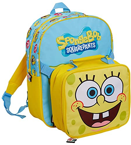 Spongebob Squarepants Zaino per bambini con borsa termica termica