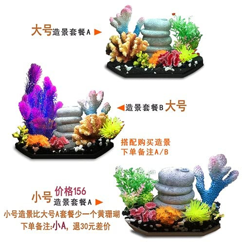 QTBH Aquarium Mode Kreative Fischtank Dekoration Wohnzimmer Büro des Desktops Kleines Rundglas ökologische faulfreie Änderung Aquarium Desktop-Aquarium (Color : Light Green)