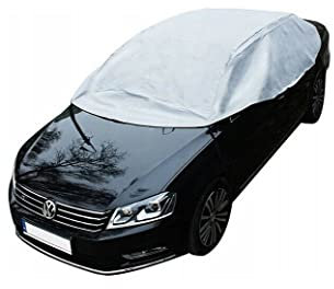 Autoabdeckung Autoplane Halbgarage Frostschutz UV-Schutz Atmungsaktiv Kompatibel mit Octavia