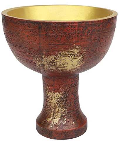 DOERDO Indiana Jones Heilige Tasse Religion Ornament Halloween Versammlung Requisite Geschenke The Last Crusade Cup of Christus Kelch Opfer Werkzeug Retro Farbe