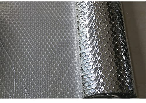 Aluminium Dampfsperrfolie Dampfsperre Dach Innen Dampfsperre zur Dämmung Dampfsperrfolien zur Dachisolierung Dach dampfsperre sauna Dampfsperren,Dachisolierung Selbstklebend (Size:1x20m/3.2x65.6ft)