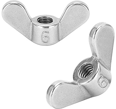 Lot De 10 Écrous à Ailettes en Acier Inoxydable Pièces de Fixation 12 mm de Diamètre Écrou Papillon pour le Démontage et L'entretien des Équipements de Machines