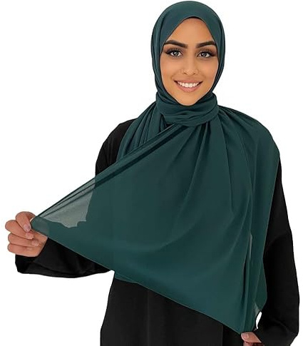 Medinah kopftuch moderne hijab kopftuch-Frauen Premium Chiffon Hijab Kopftücher, hijab aus leichtem Stoff- kopftuch damen 180X70cm groß, aus hochwertigem Stoff